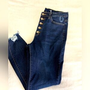 KanCan high waisted skinny leg super stretch jeggings